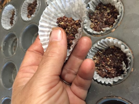 Brownie Crust Cupcake