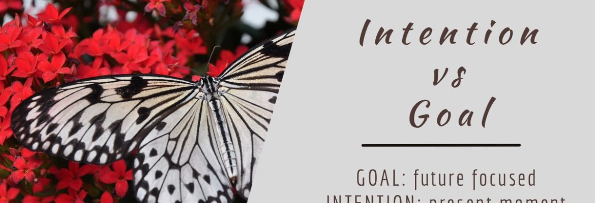 Intention vs Goals